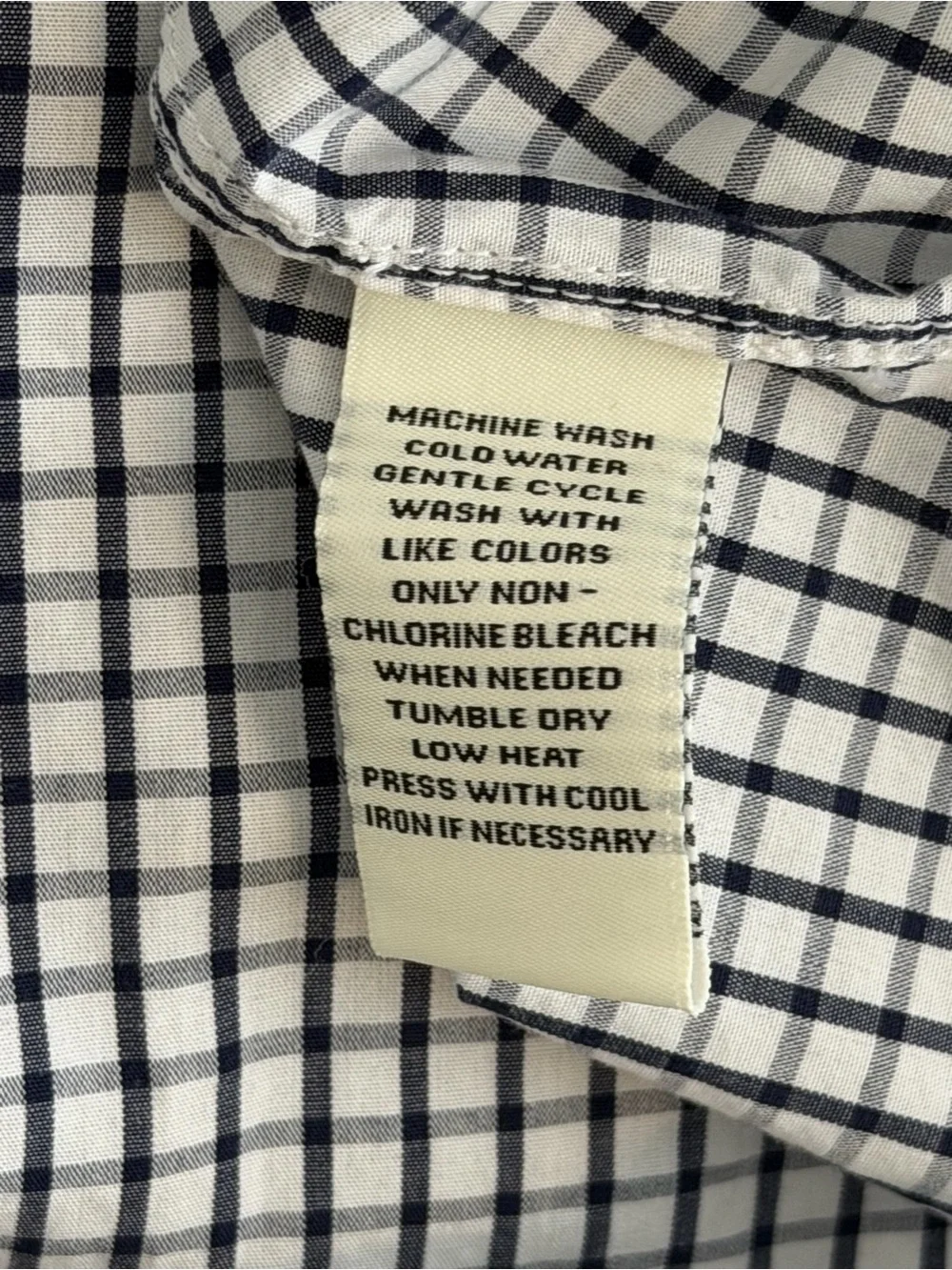 Polo Jeans Co Ralph Lauren Men’s XL Blue White Check Short Sleeve Button Down Sh